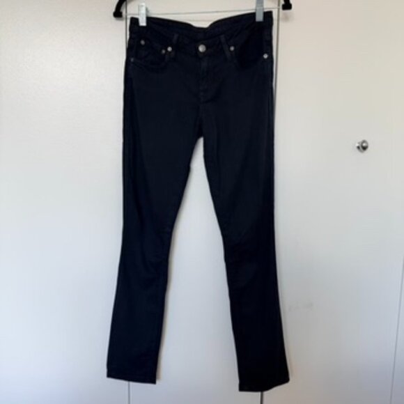 Black Helmut Lang Modal fabric Skinny Pants - Picture 1 of 5